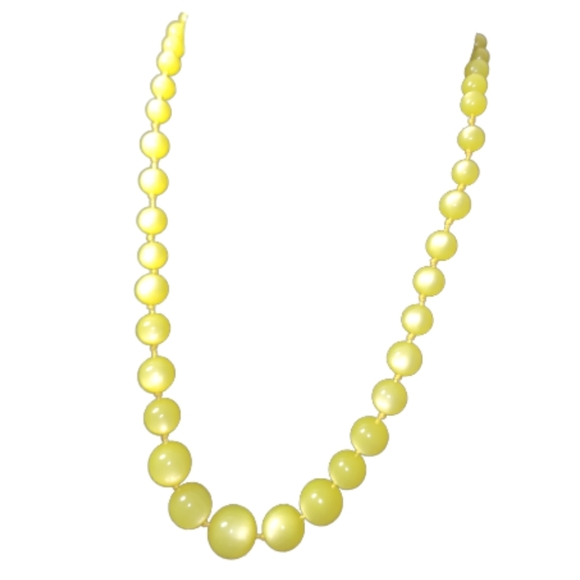 Moonlight lucite ynecklace necklavlce - Picture 1 of 13